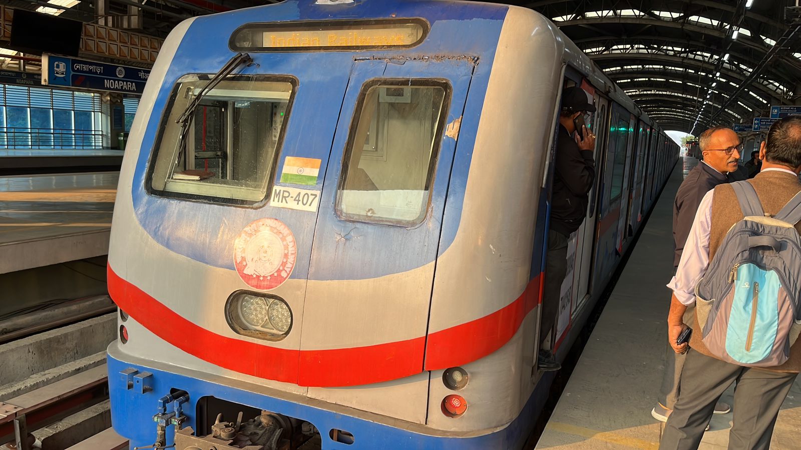 Fire fighting training of metro Staff’s at two stations